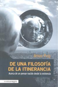 Vorderes Coverbild De una filosofía de la itinerancia : acerca de un pensar nacido desde la existencia