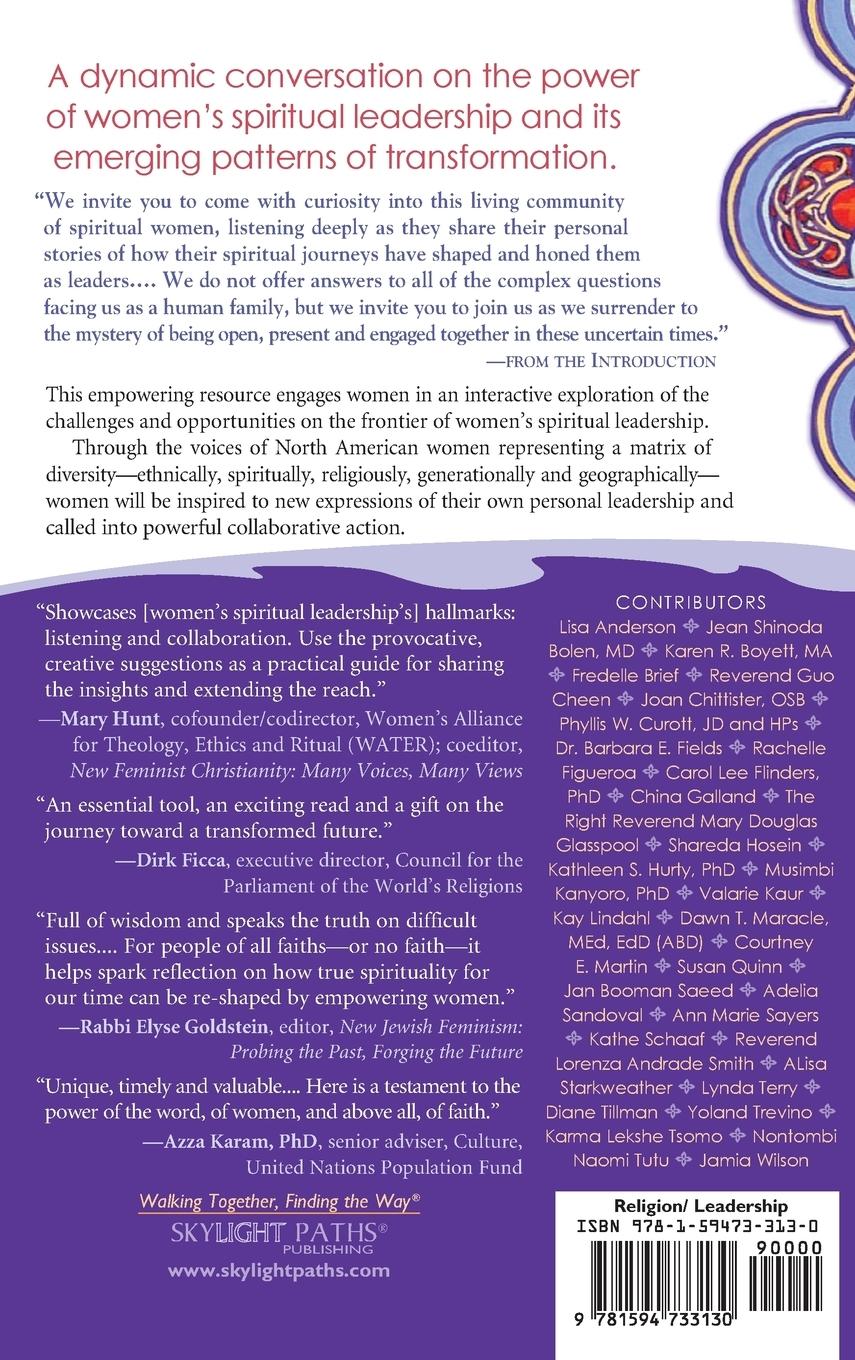 Rückseitencover Women, Spirituality and Transformative Leadership