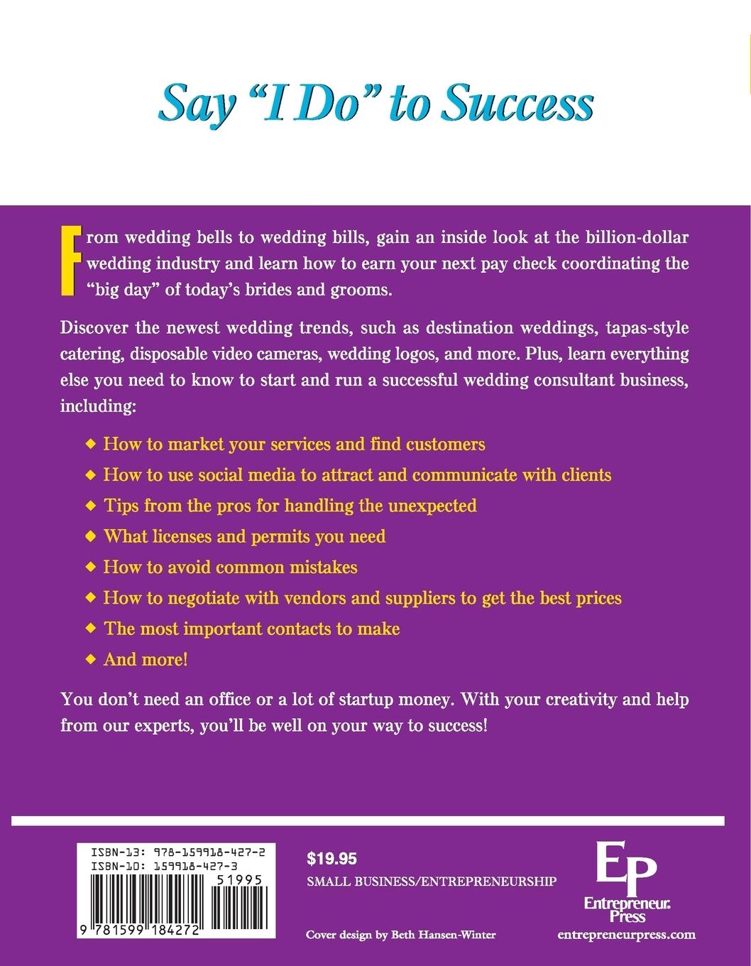 Rückseitencover Start Your Own Wedding Consultant Business