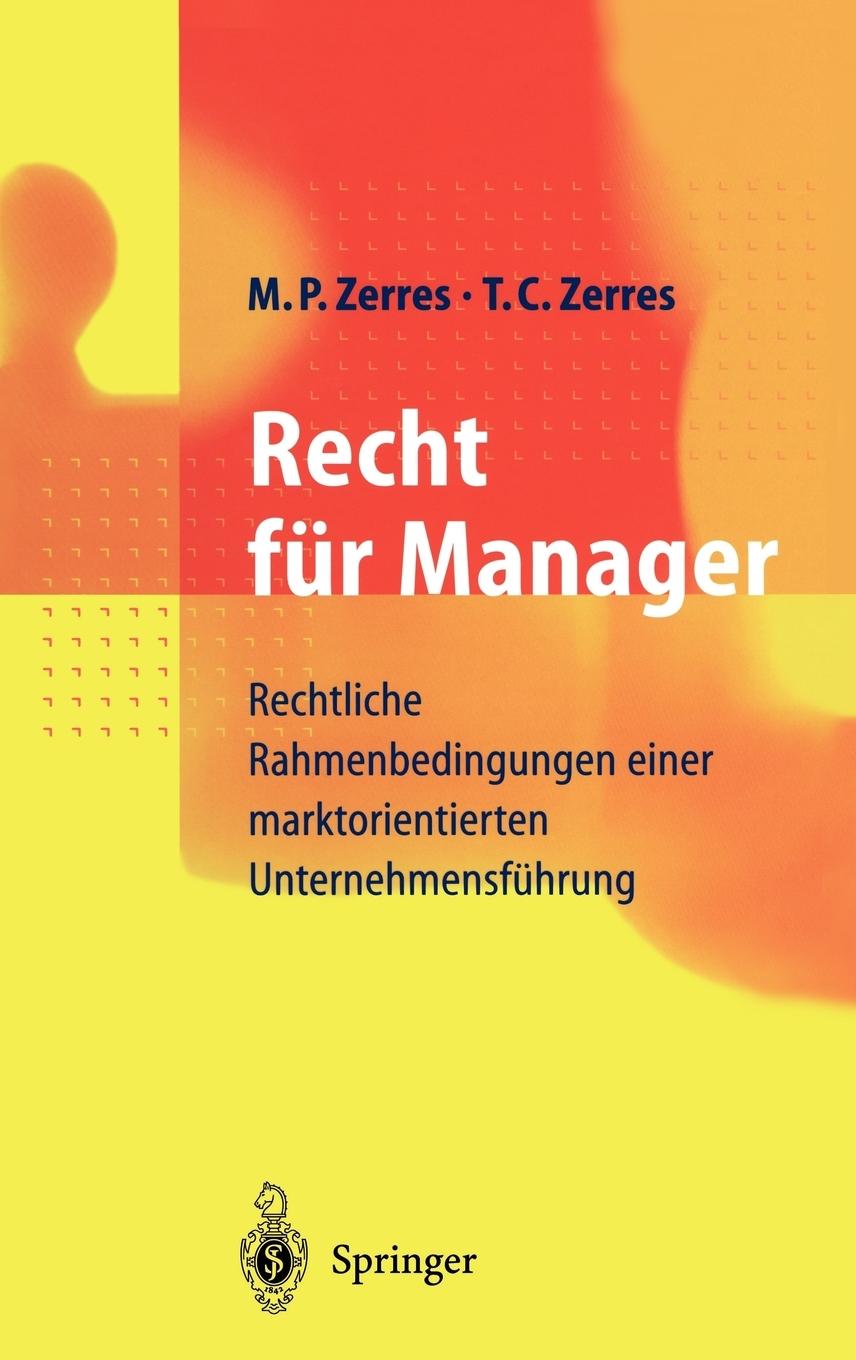 Vorderes Coverbild Recht für Manager