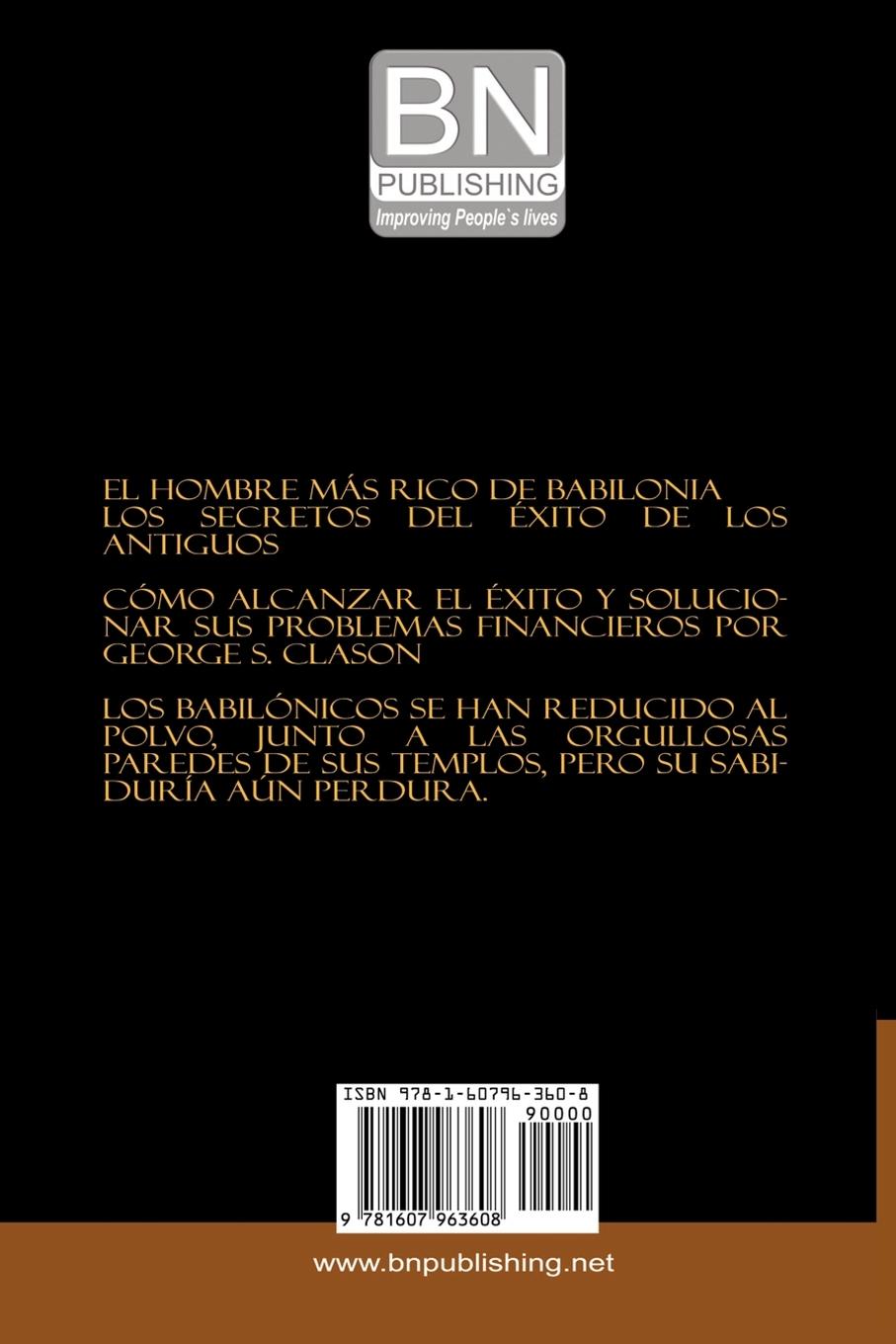 Rückseitencover El Hombre Mas Rico de Babilionia - Ilustrado