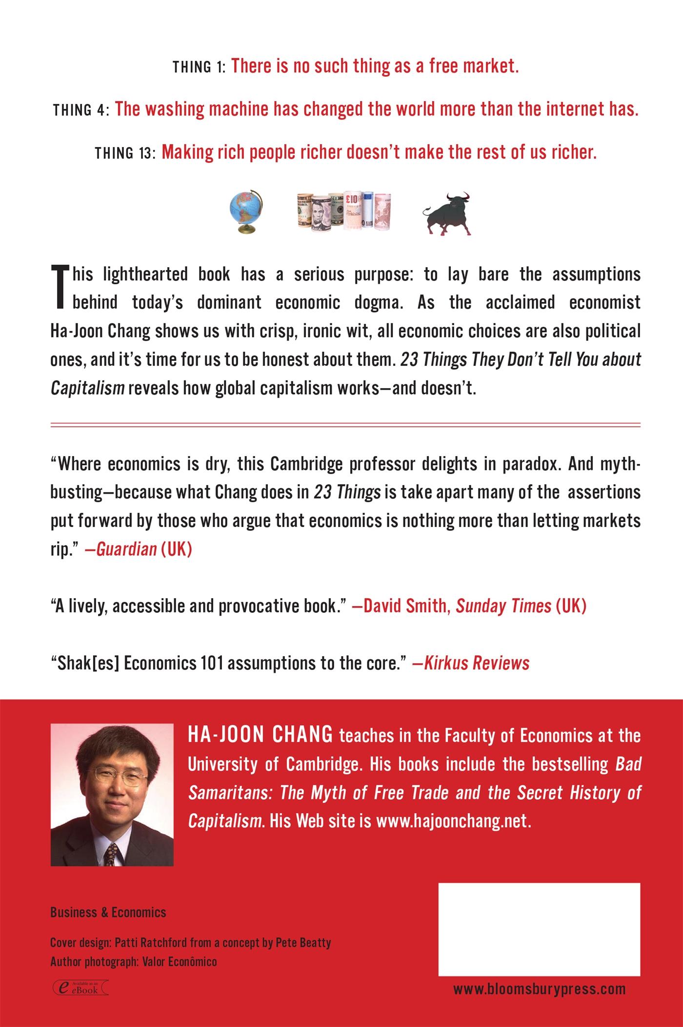Rückseitencover 23 Things They Don't Tell You about Capitalism