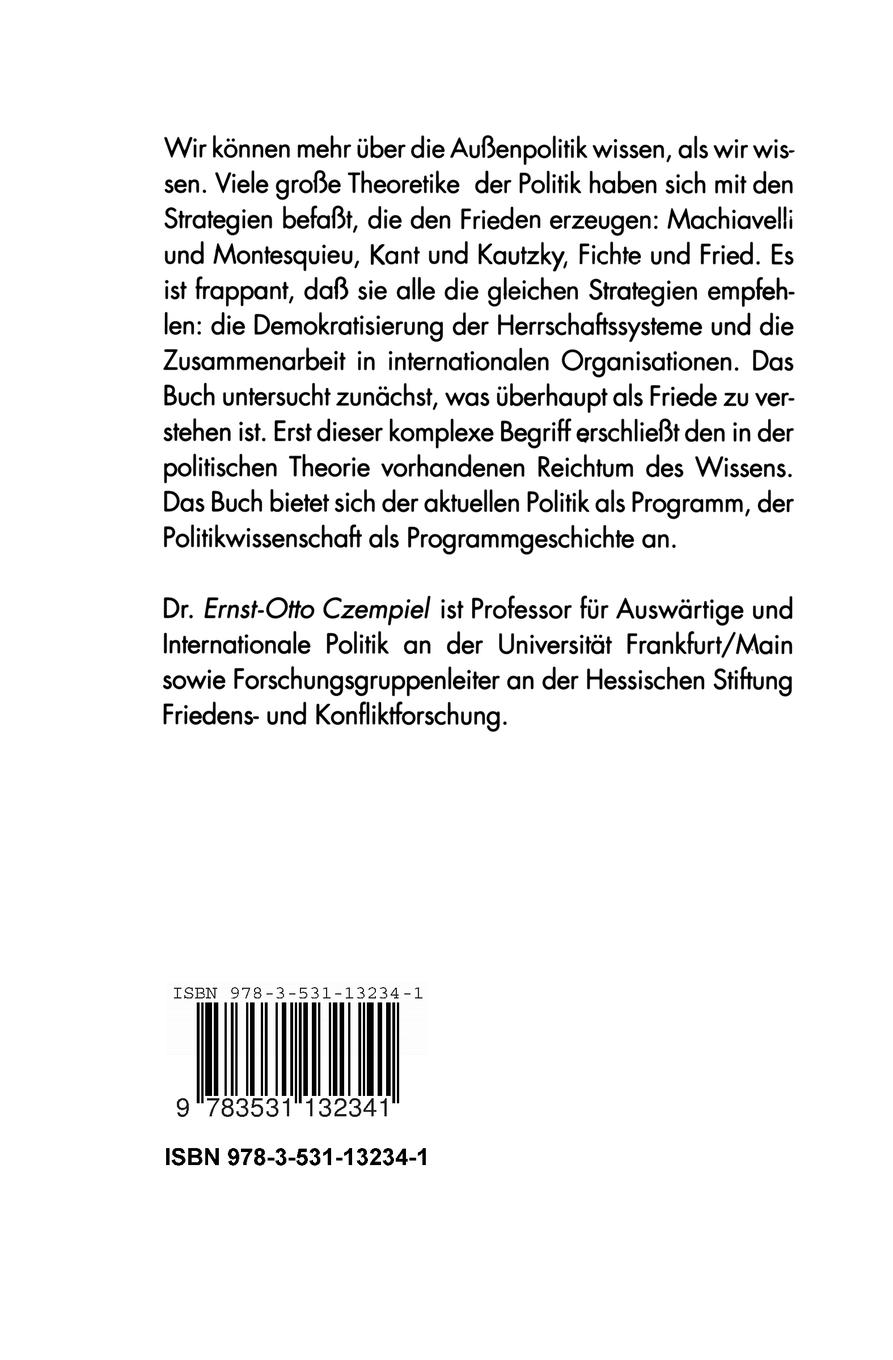 Rückseitencover Friedensstrategien