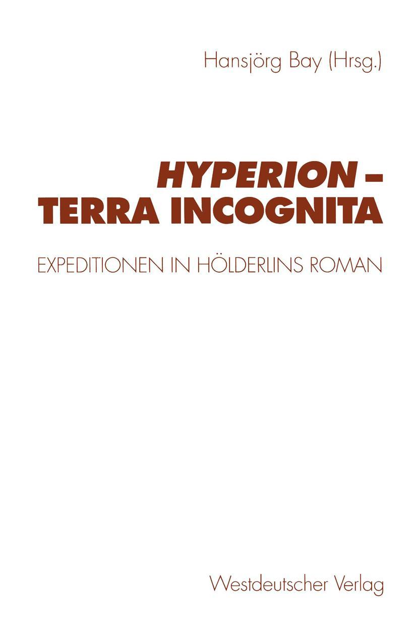 Vorderes Coverbild Hyperion - terra incognita