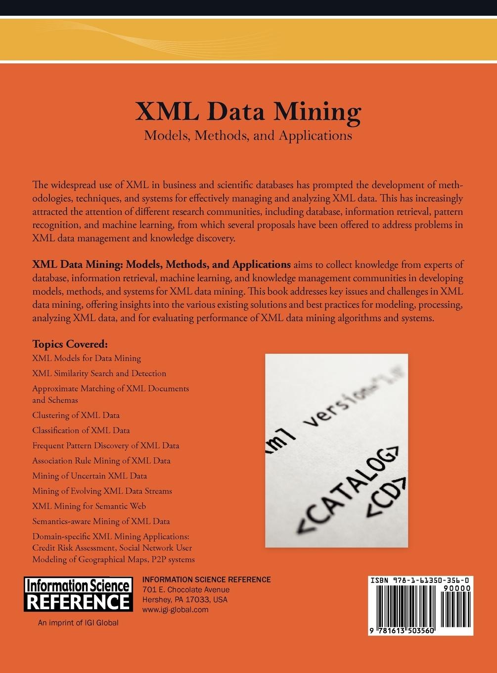 Rückseitencover XML Data Mining