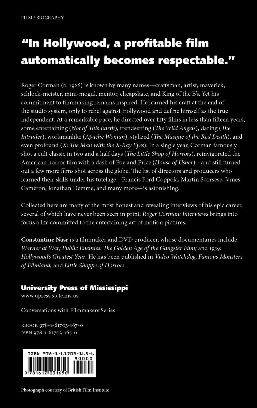 Rückseitencover Roger Corman