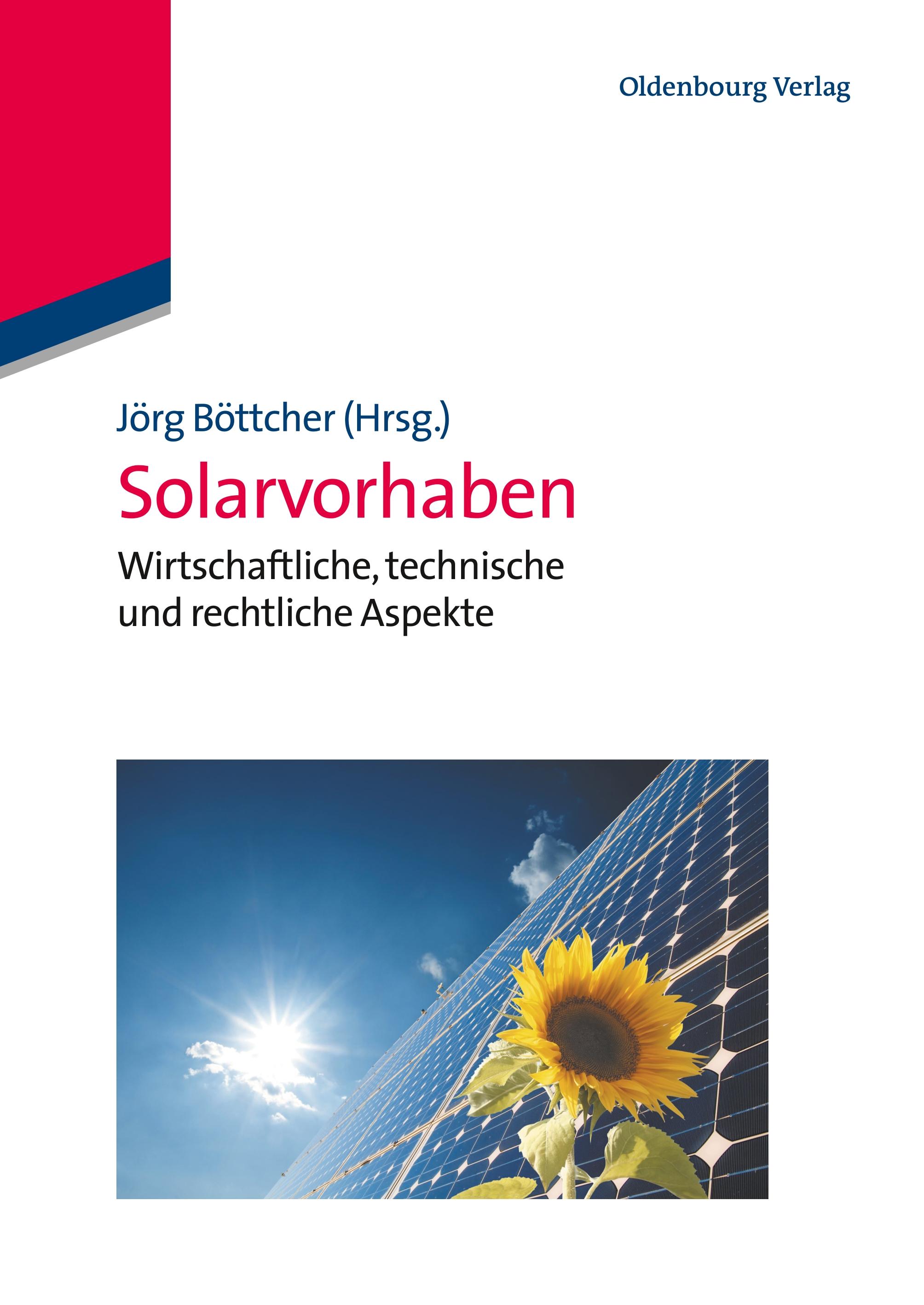Vorderes Coverbild Solarvorhaben