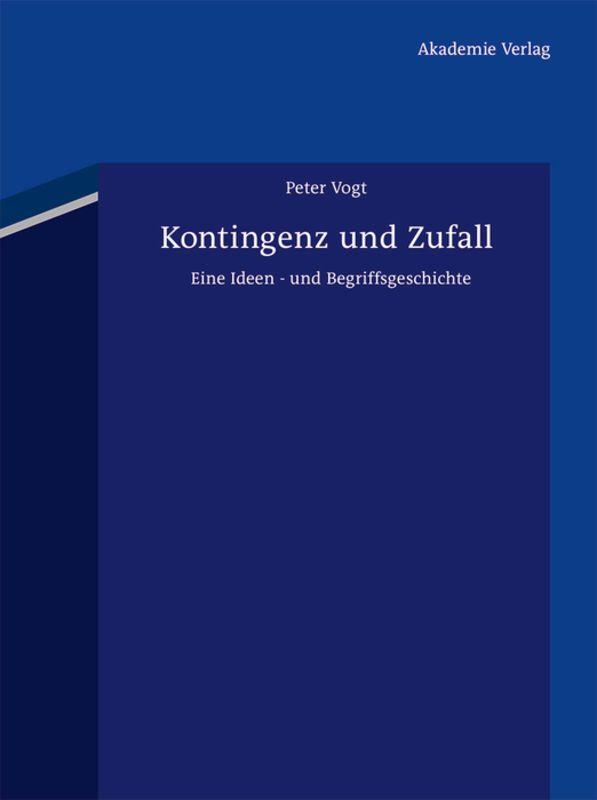 Vorderes Coverbild Kontingenz und Zufall