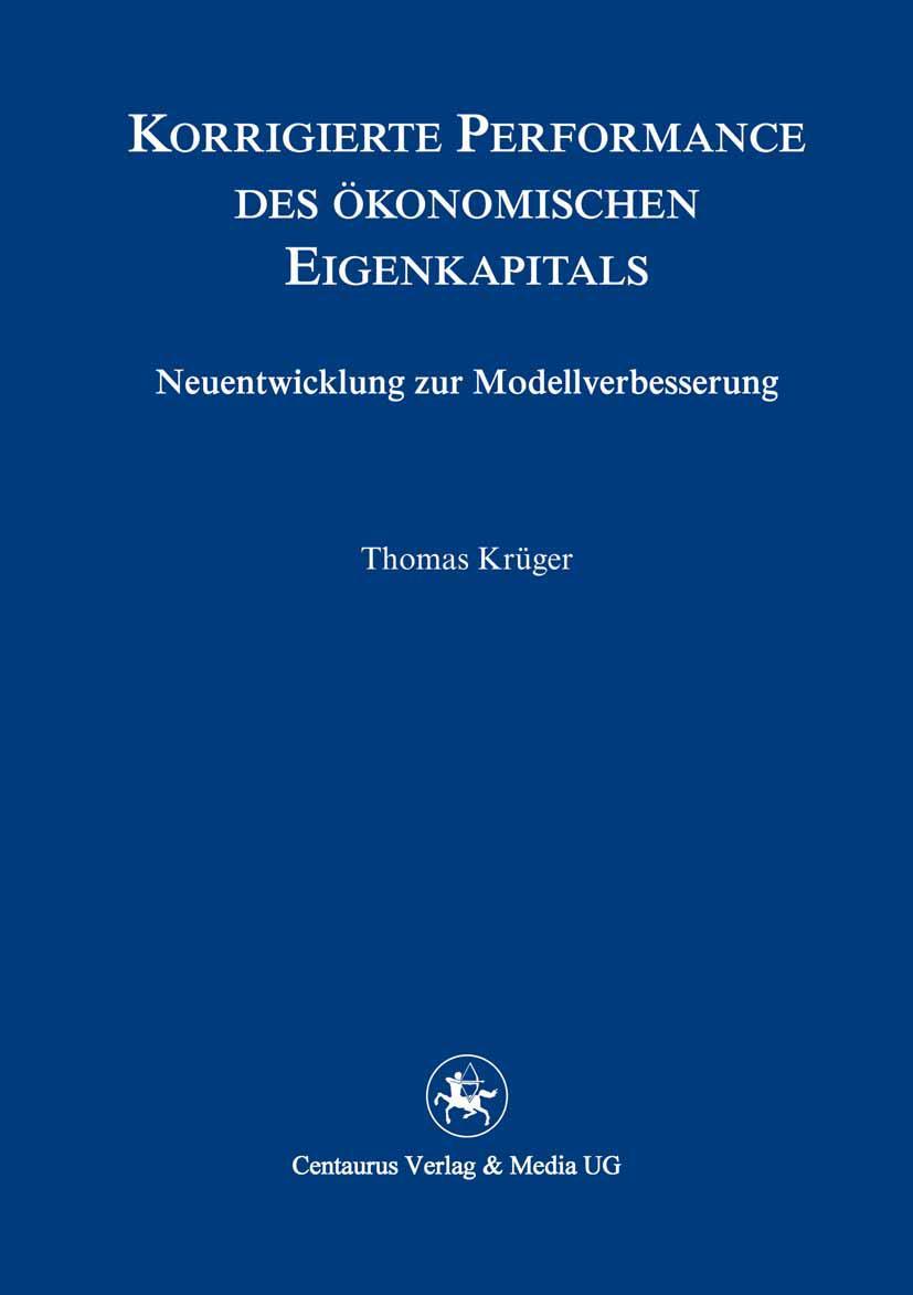 Vorderes Coverbild Korrigierte Performance des ökonomischen Eigenkapitals
