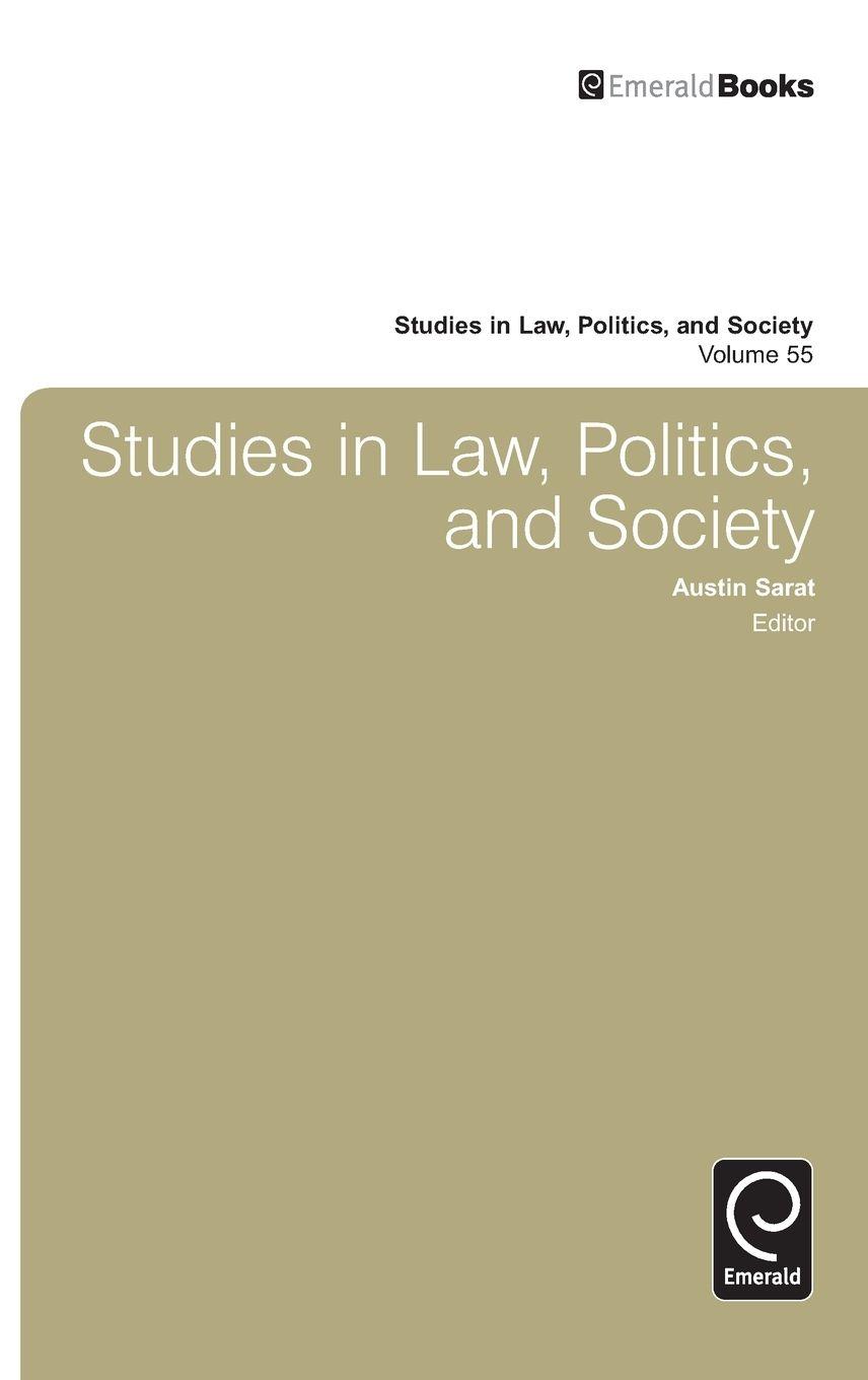 Vorderes Coverbild Studies in Law, Politics and Society