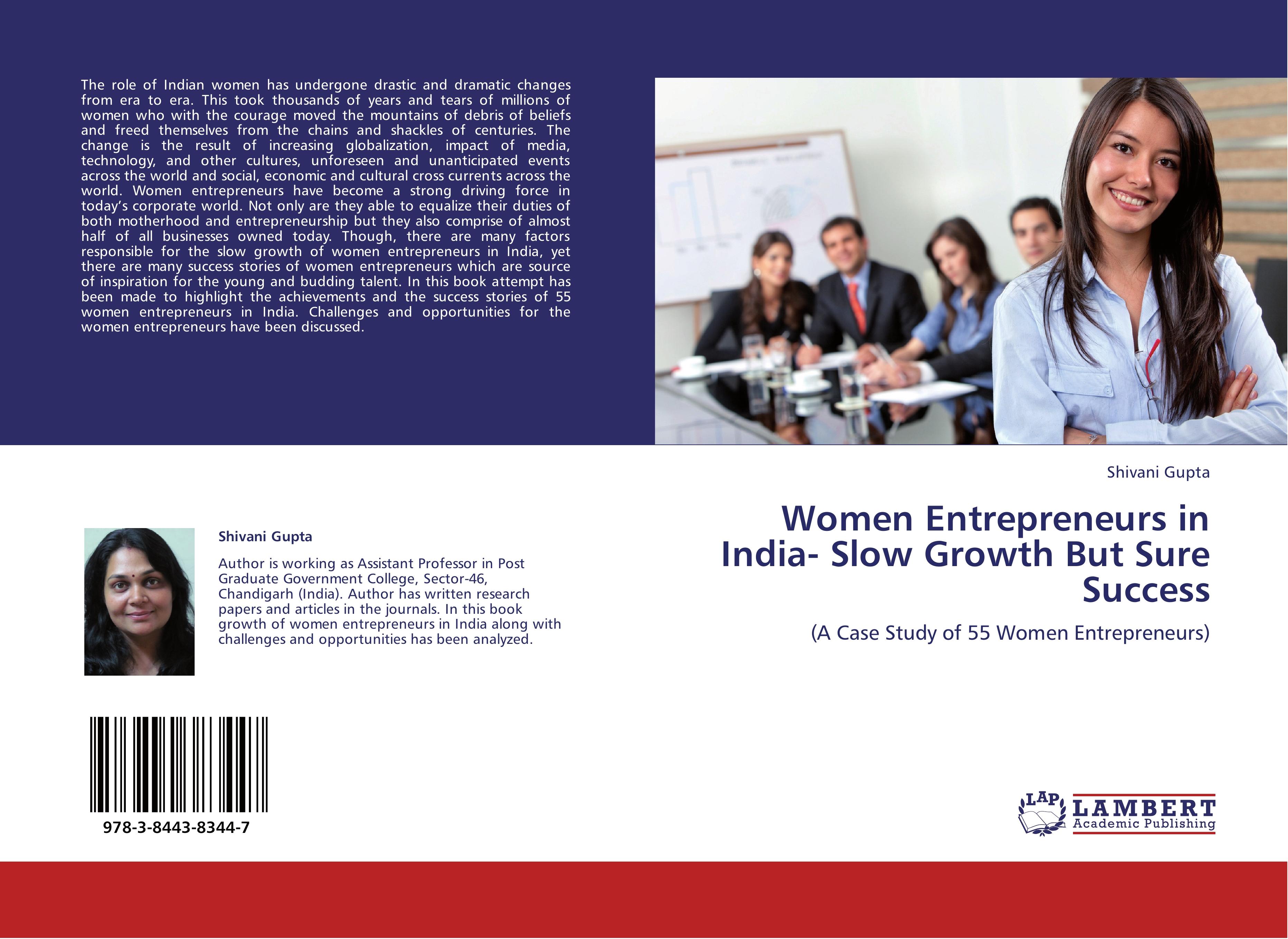Vorderes Coverbild Women Entrepreneurs in India-  Slow Growth But Sure Success
