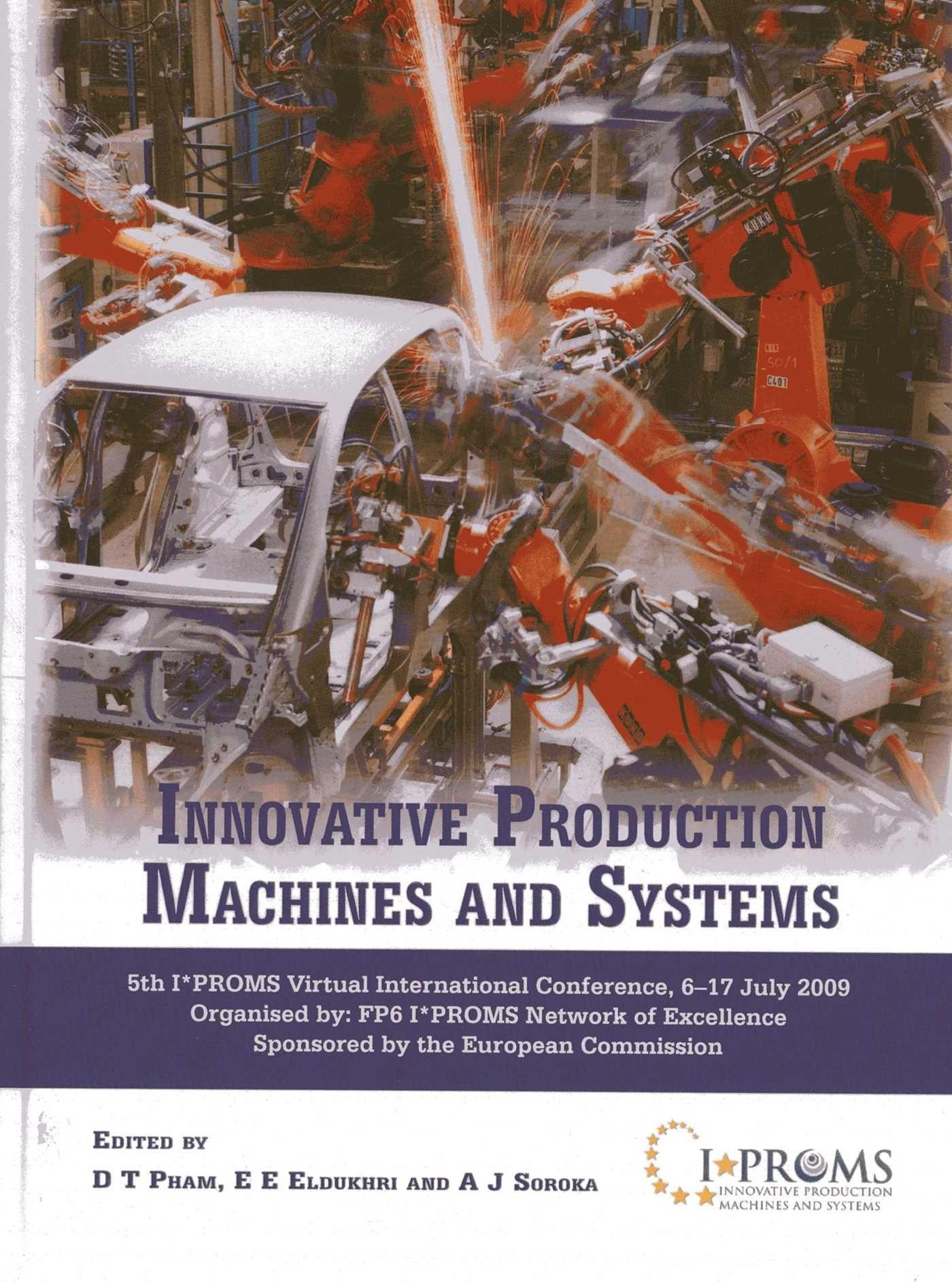 Vorderes Coverbild Innovative Production Machines and Systems 2009