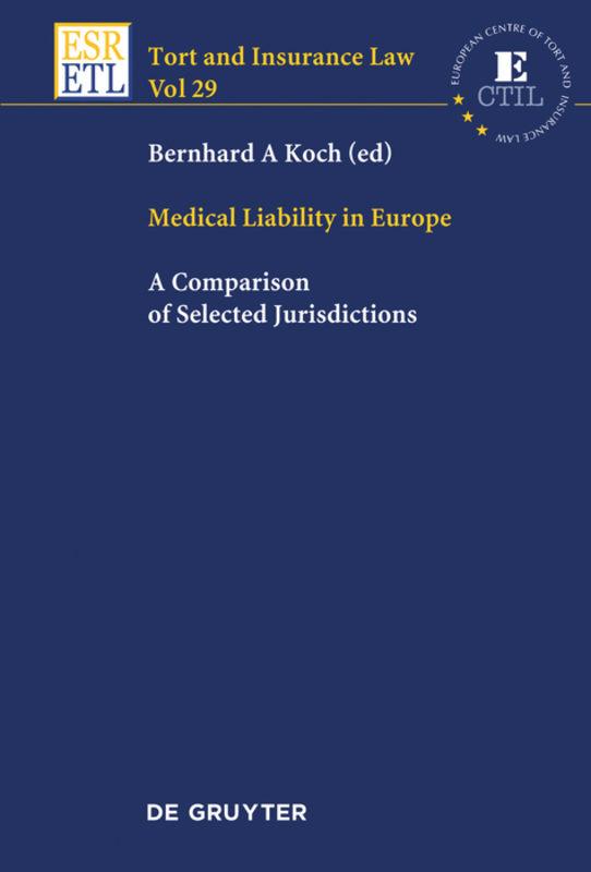 Vorderes Coverbild Medical Liability in Europe