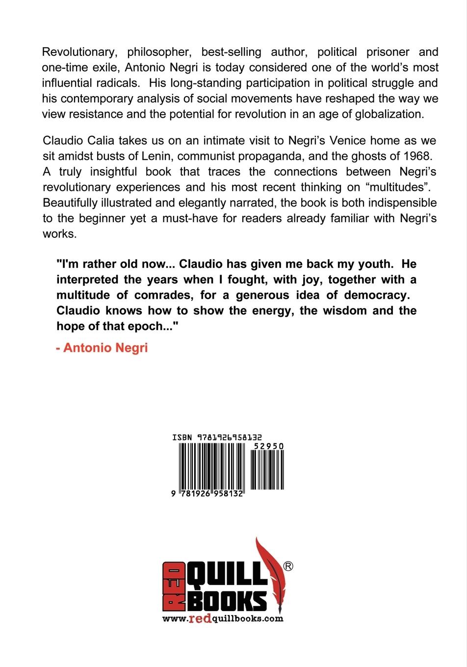 Rückseitencover Antonio Negri Illustrated
