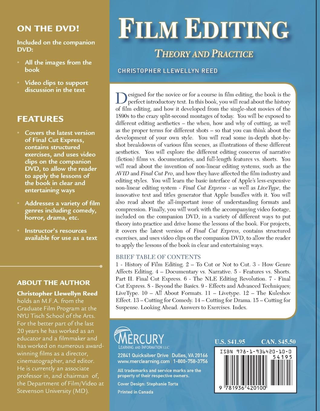 Rückseitencover Film Editing