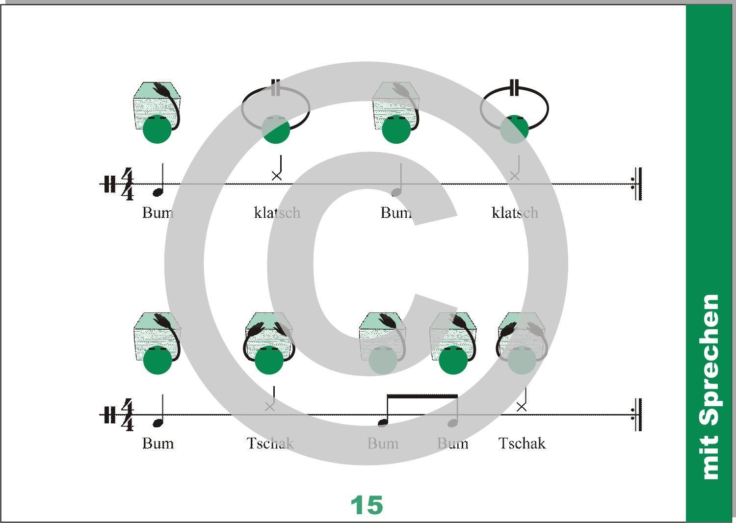 Beispielinhalt (Bild) Cajón lernen