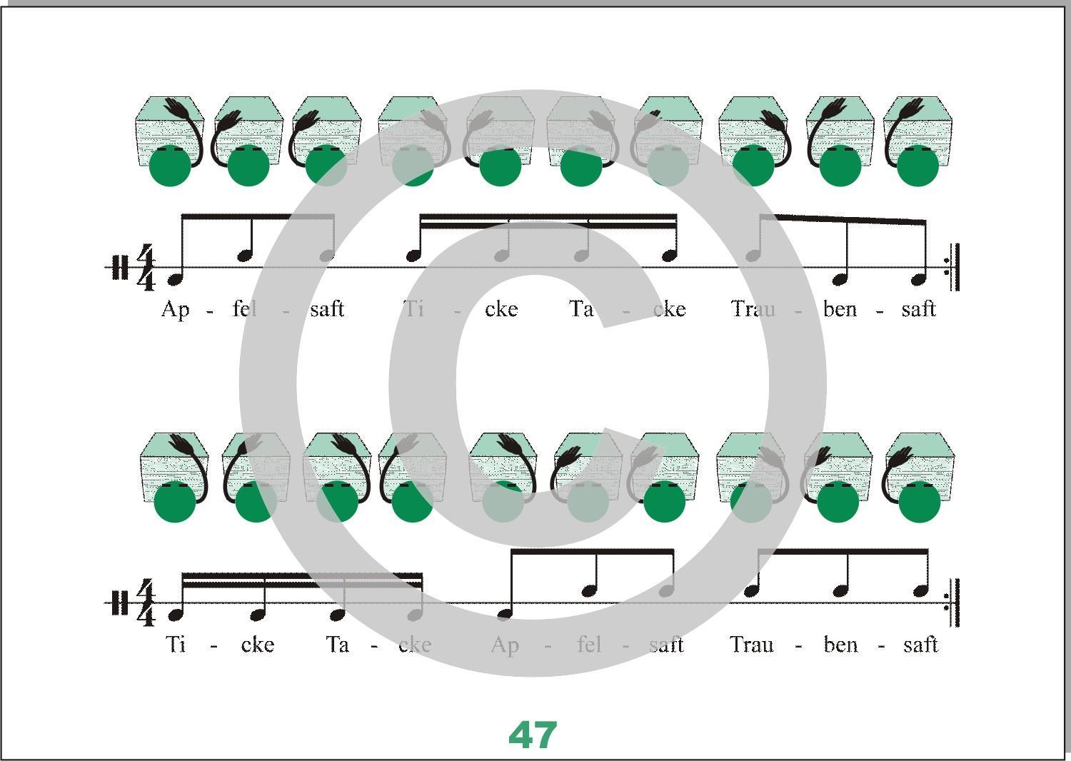 Beispielinhalt (Bild) Cajón lernen