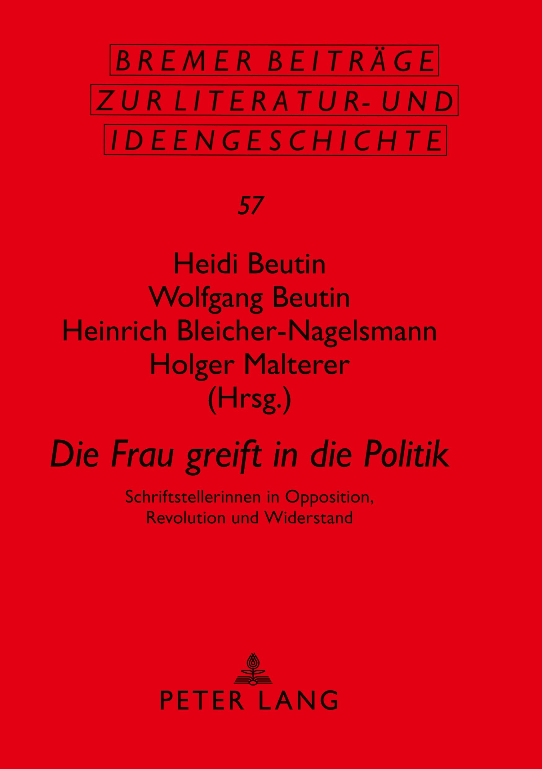 Vorderes Coverbild 'Die Frau greift in die Politik'