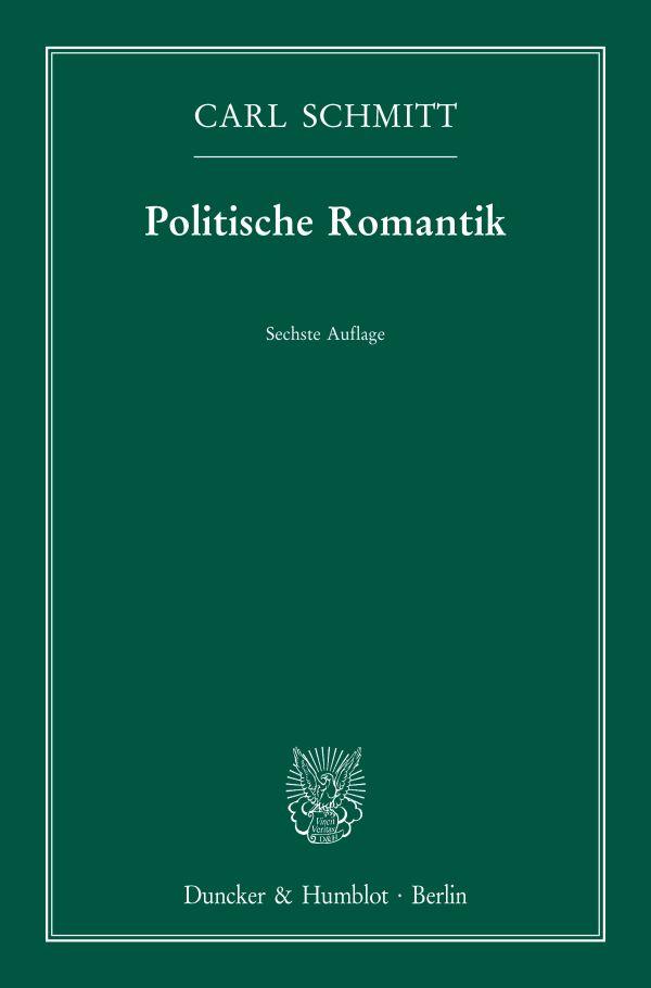 Vorderes Coverbild Politische Romantik