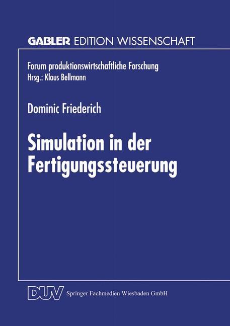 Vorderes Coverbild Simulation in der Fertigungssteuerung