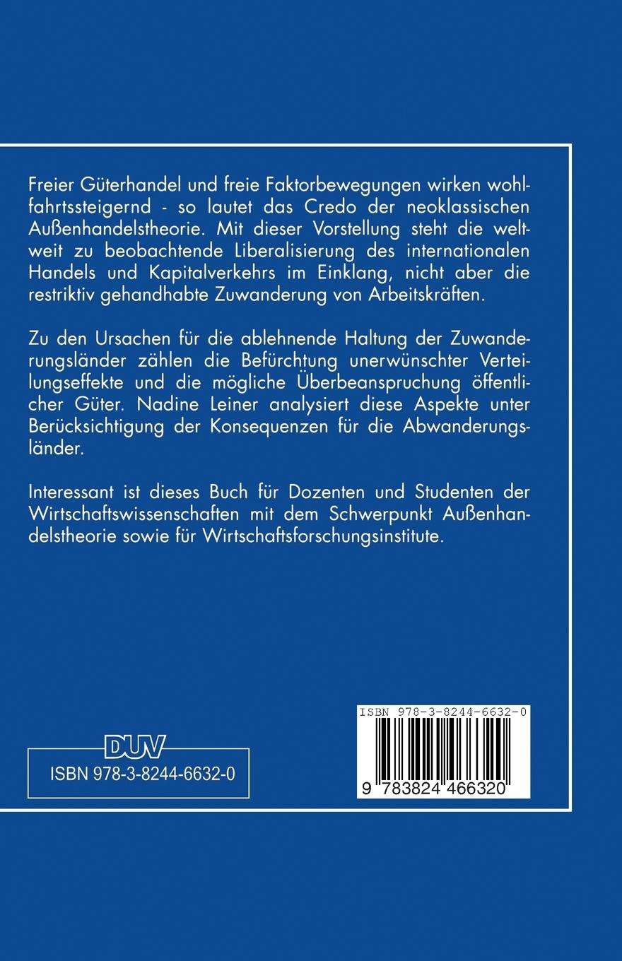 Rückseitencover Internationale Migration