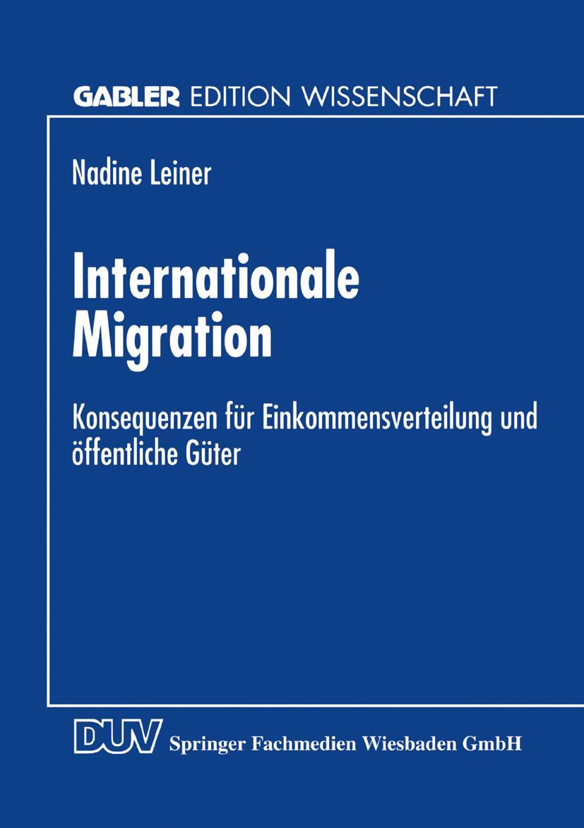 Vorderes Coverbild Internationale Migration