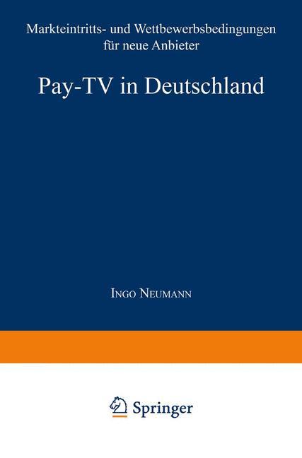 Vorderes Coverbild Pay-TV in Deutschland