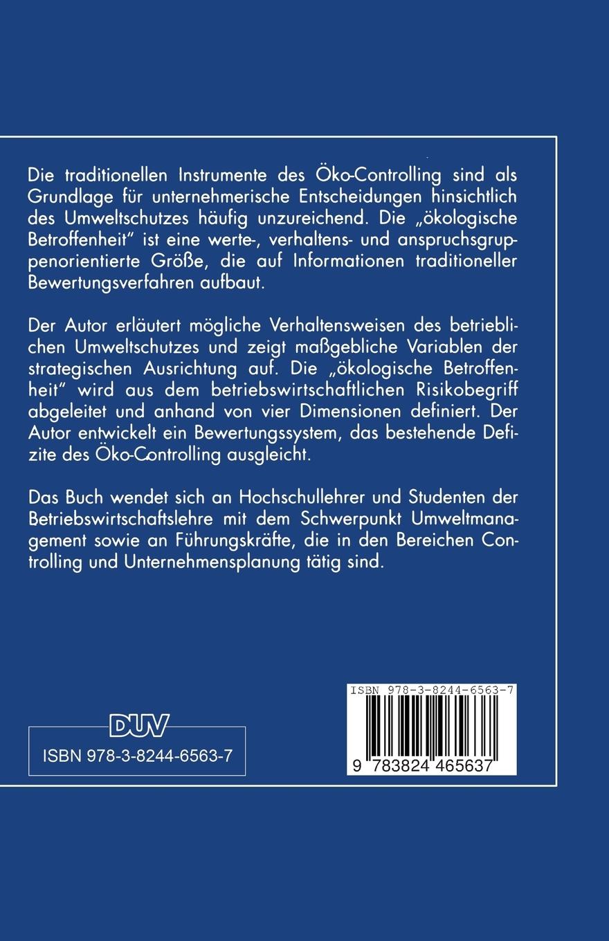 Rückseitencover Betriebliches Umweltschutzengagement