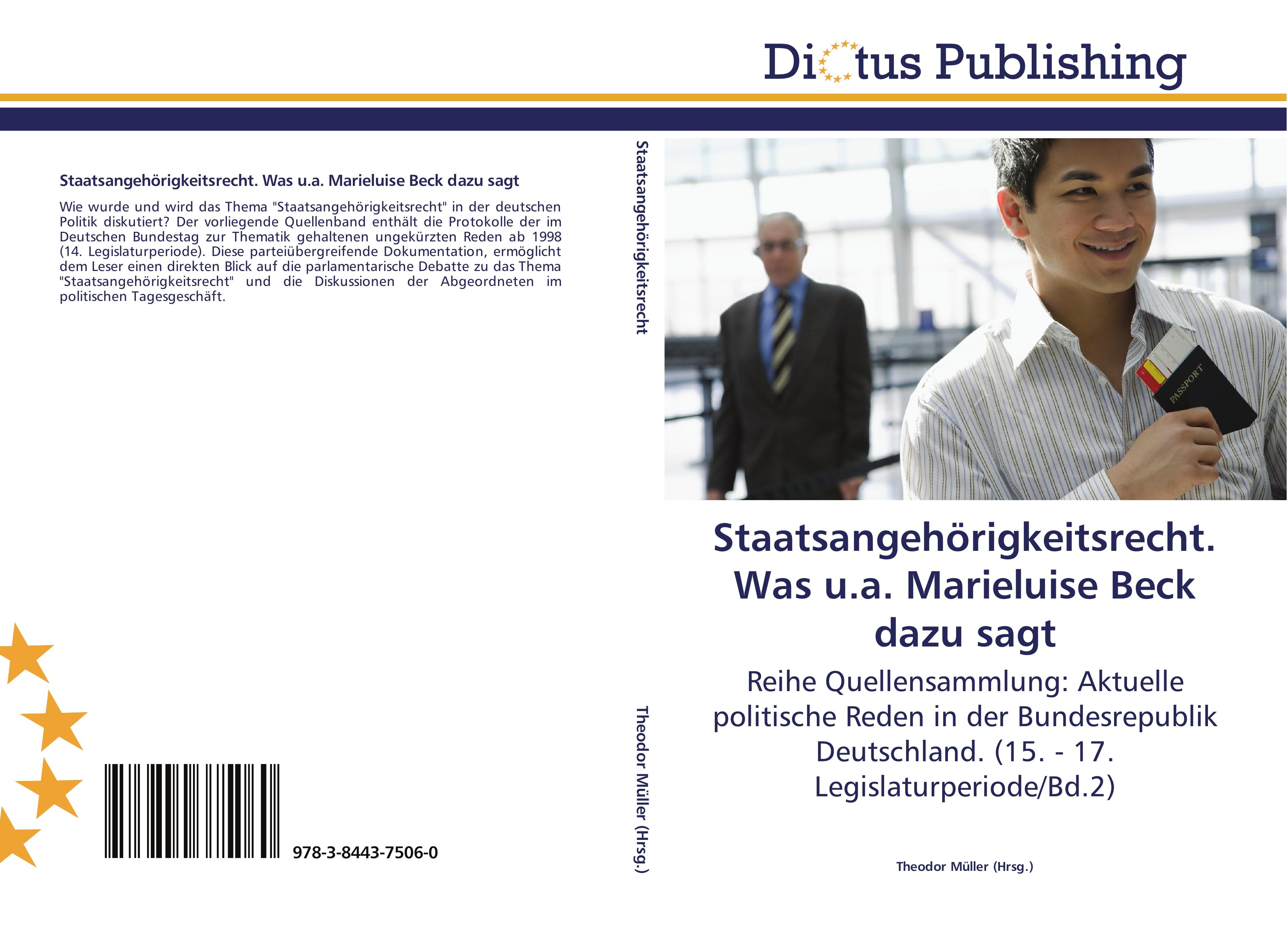 Vorderes Coverbild Staatsangehörigkeitsrecht. Was u.a. Marieluise Beck dazu sagt