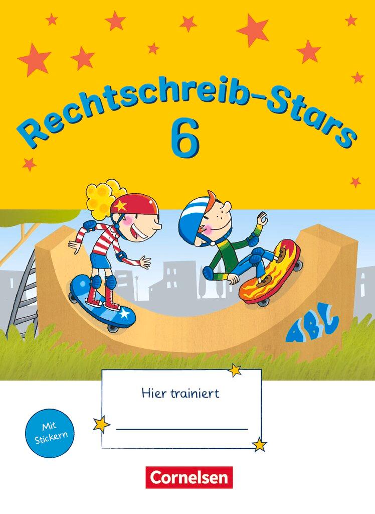 Vorderes Coverbild Rechtschreib-Stars 6. Schuljahr. Übungsheft
