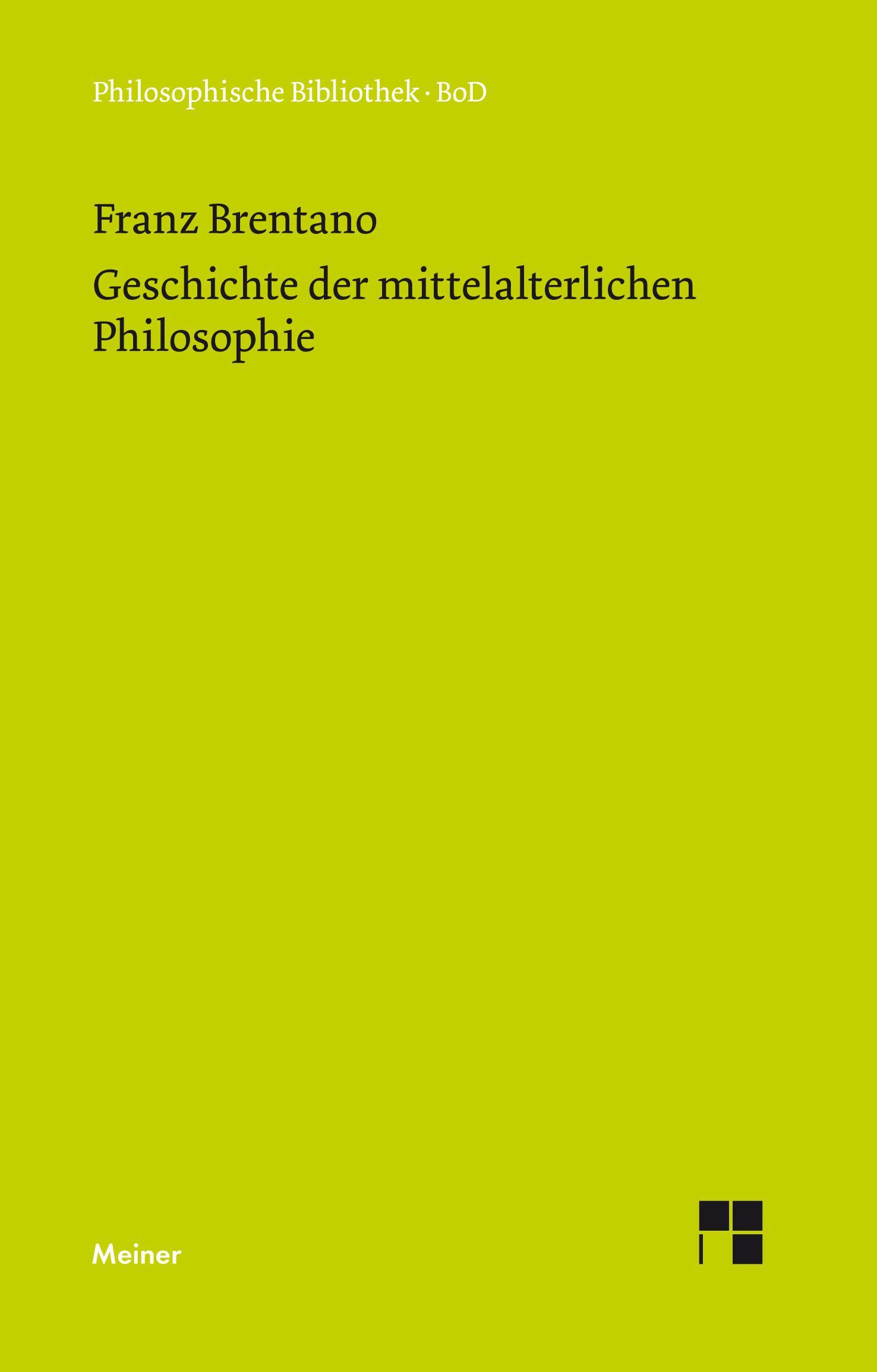 Vorderes Coverbild Geschichte der mittelalterlichen Philosophie im christlichen Abendland