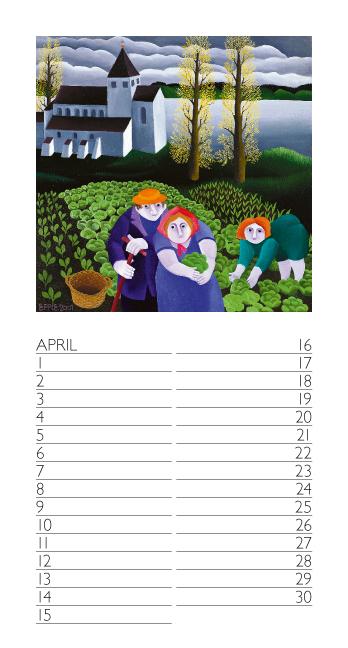 Beispielinhalt (Bild) Bruno Epple Geburtstagskalender