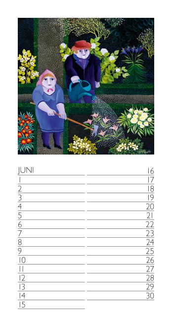 Beispielinhalt (Bild) Bruno Epple Geburtstagskalender