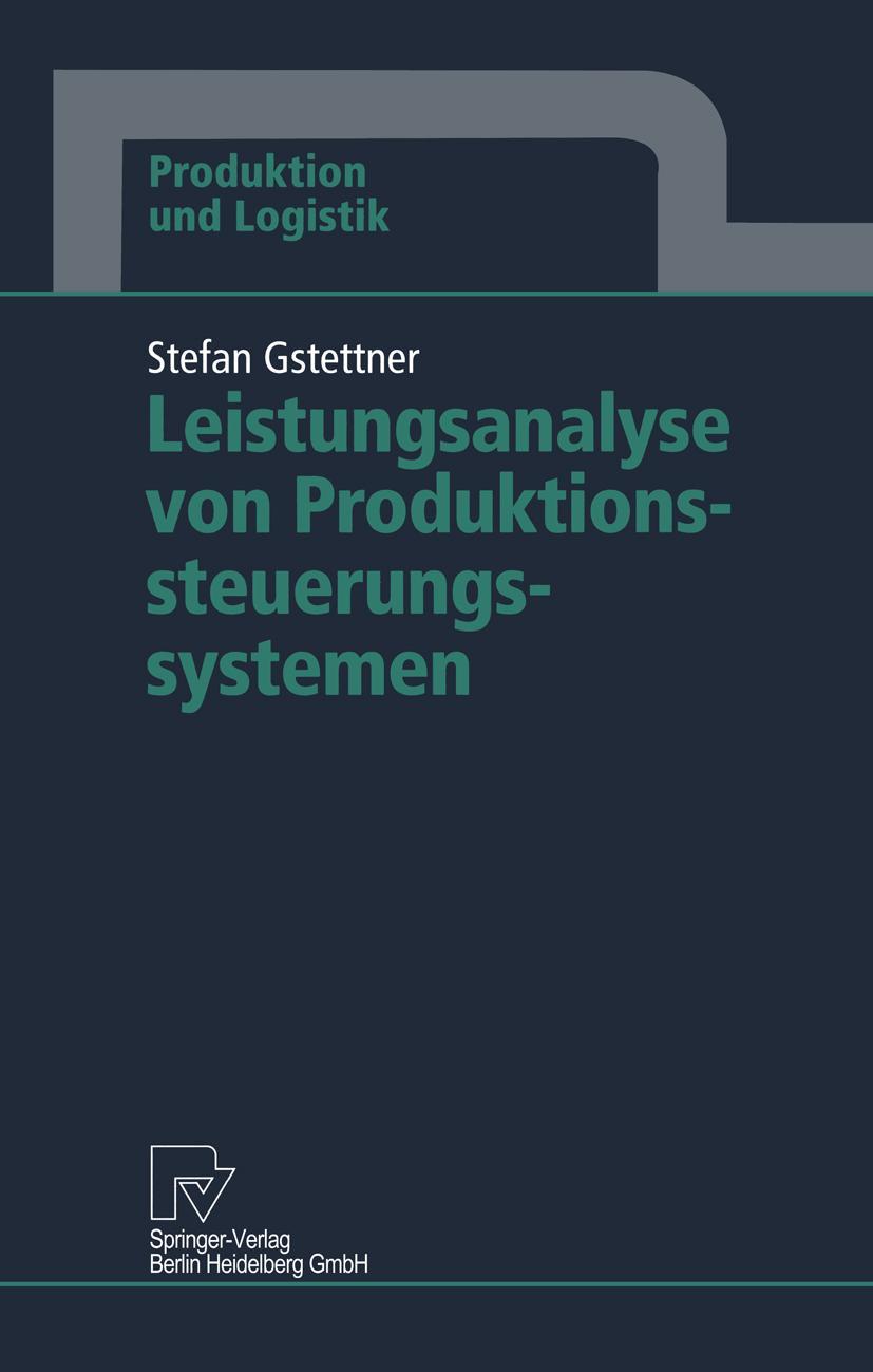 Vorderes Coverbild Leistungsanalyse von Produktionssteuerungssystemen