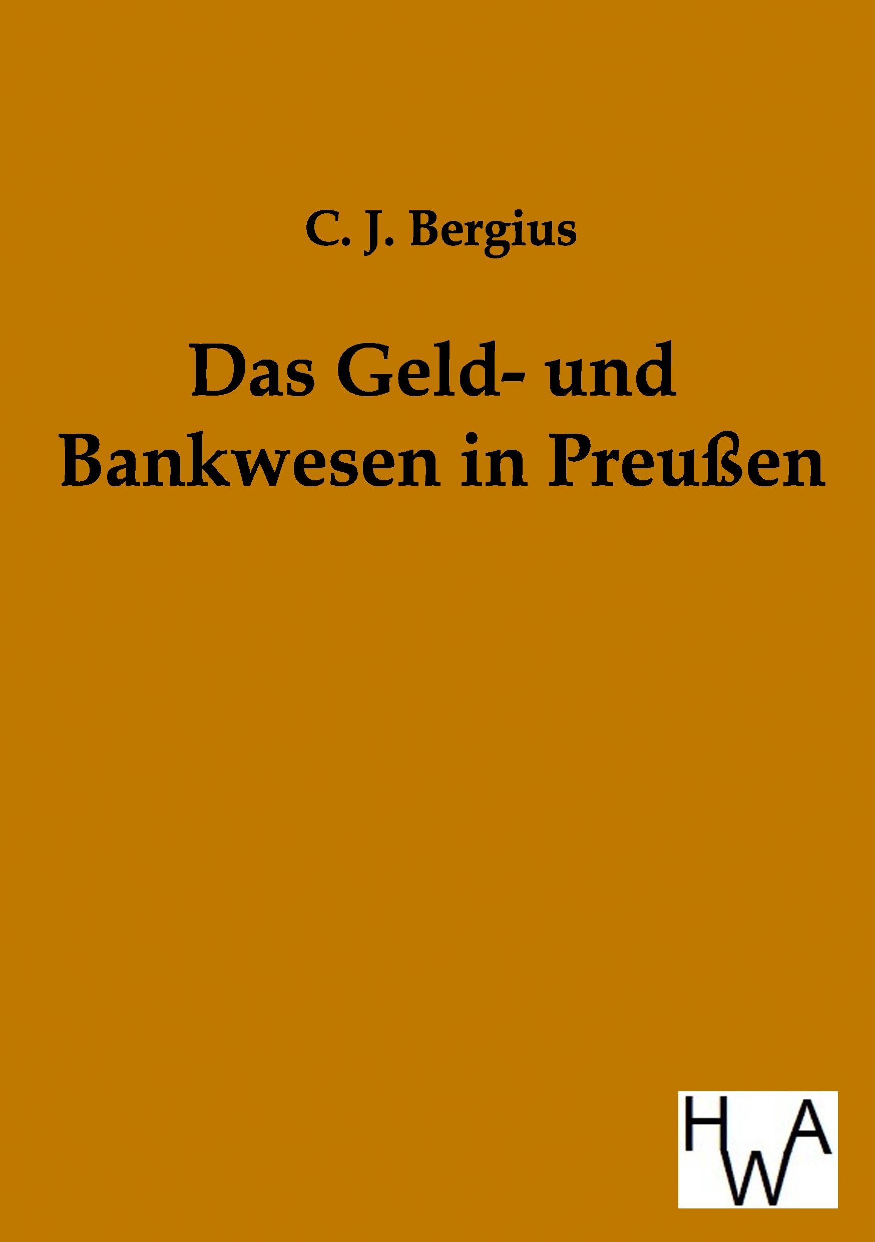 Vorderes Coverbild Das Geld- und Bankwesen in Preußen