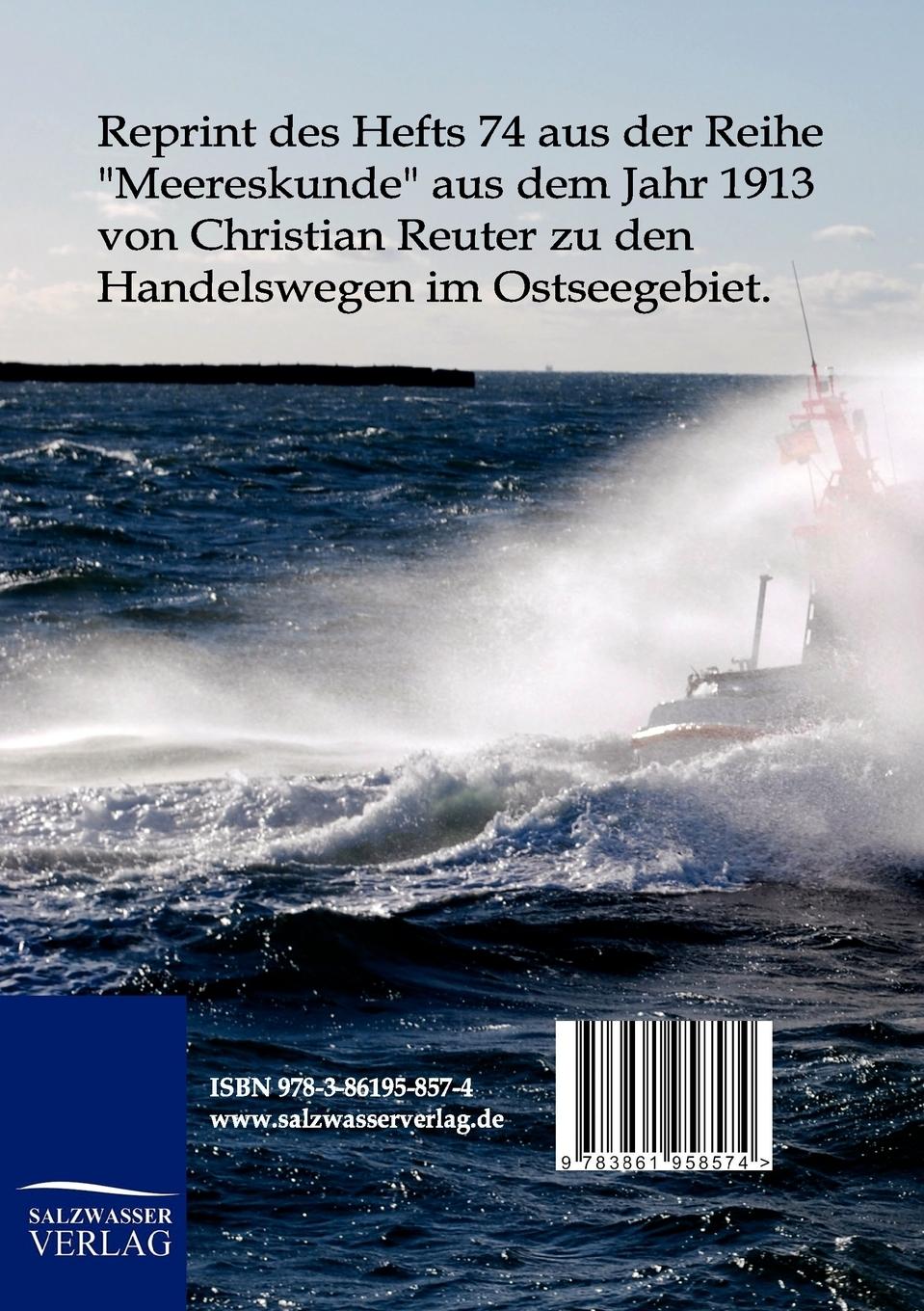 Rückseitencover Handelswege im Ostseegebiet in alter und neuer Zeit