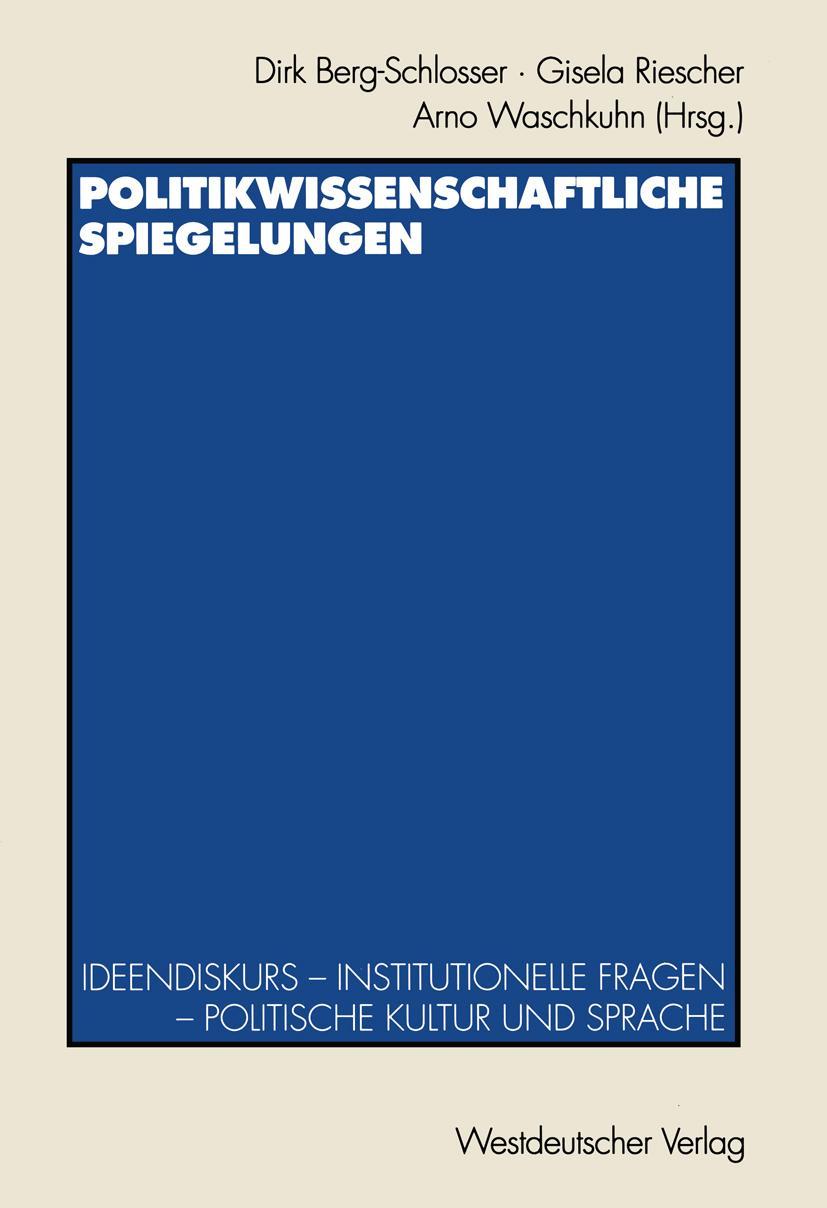 Vorderes Coverbild Politikwissenschaftliche Spiegelungen
