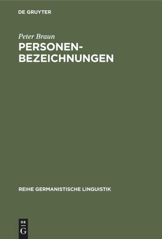 Vorderes Coverbild Personenbezeichnungen