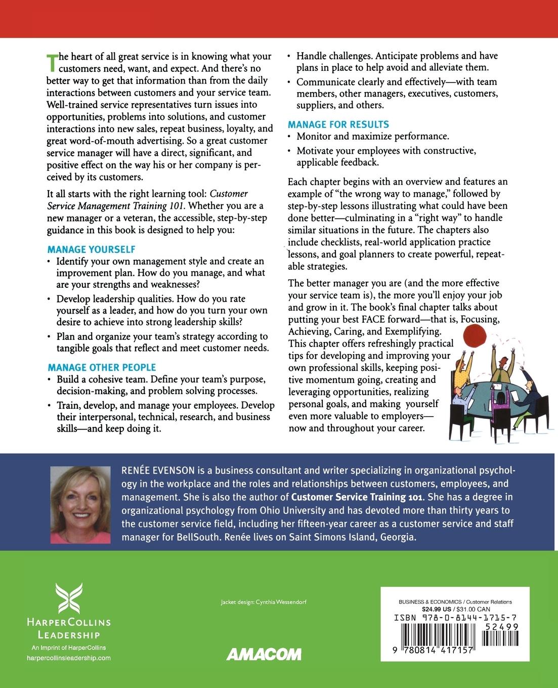 Rückseitencover The Customer Service Management Training 101