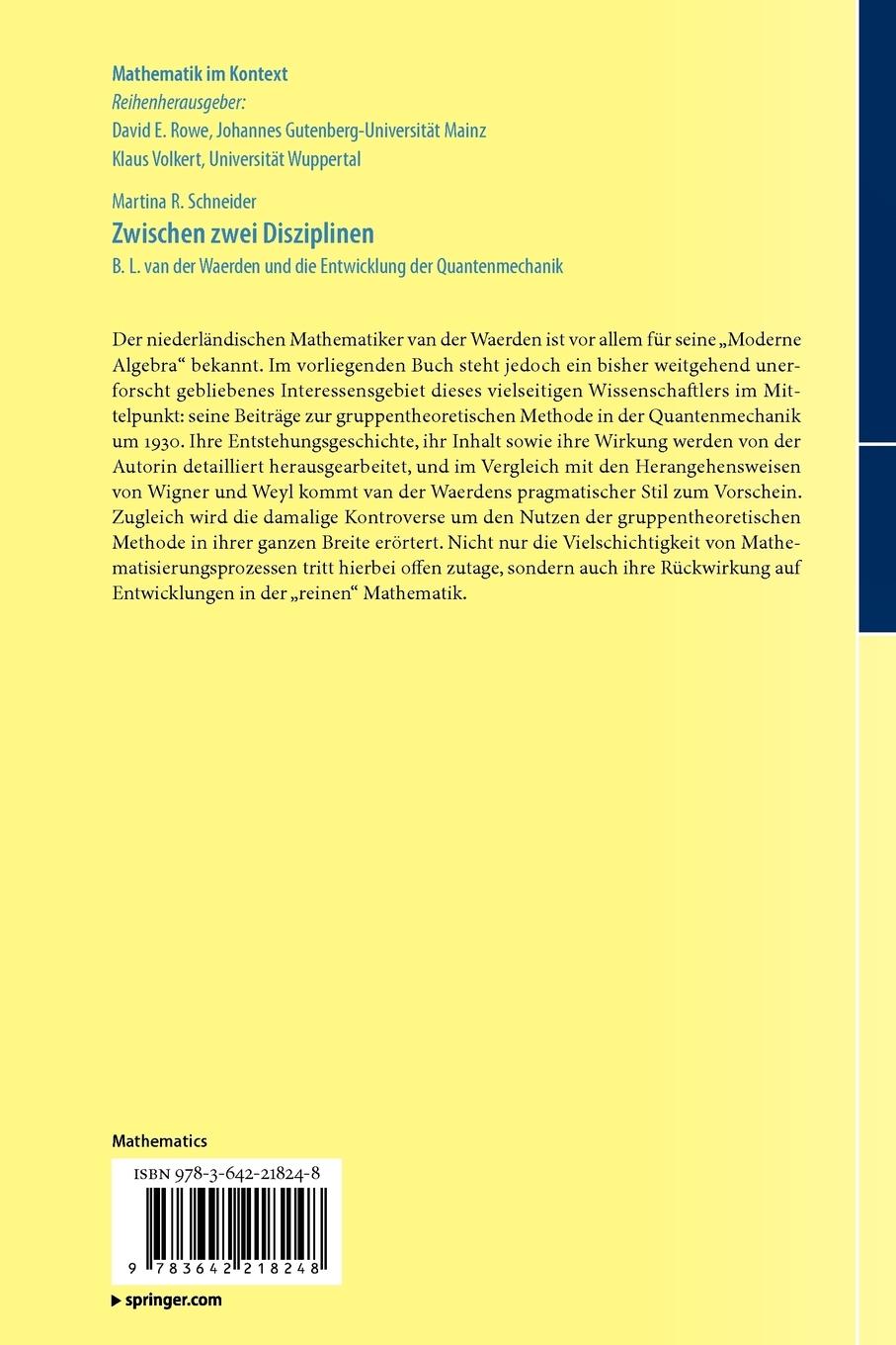 Rückseitencover Zwischen zwei Disziplinen