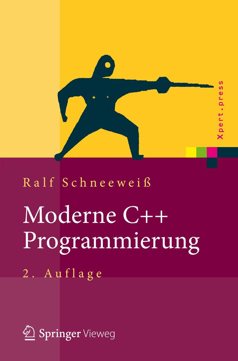 Vorderes Coverbild Moderne C++ Programmierung
