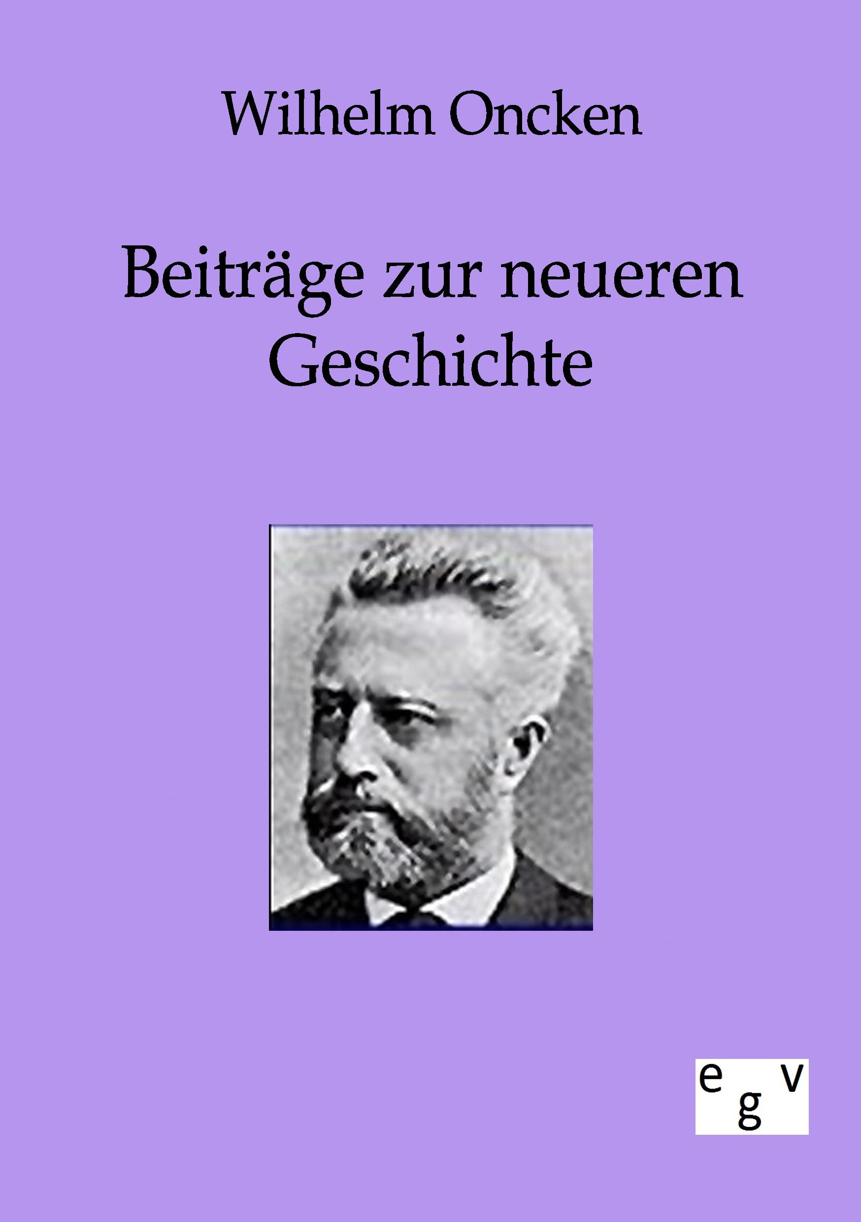 Vorderes Coverbild Beiträge zur neueren Geschichte