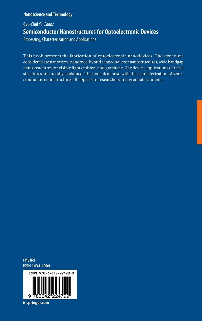 Rückseitencover Semiconductor Nanostructures for Optoelectronic Devices