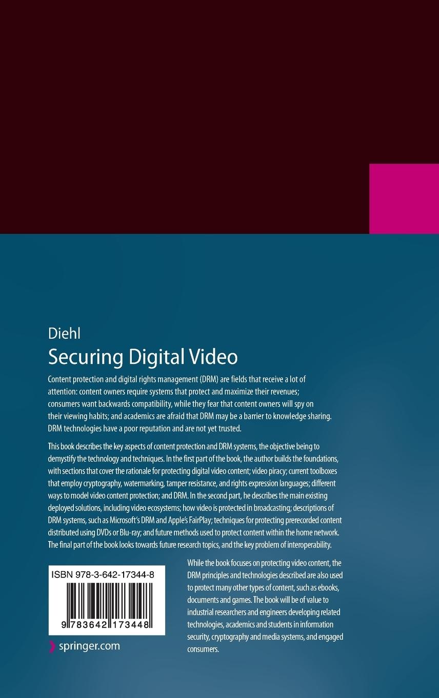 Rückseitencover Securing Digital Video
