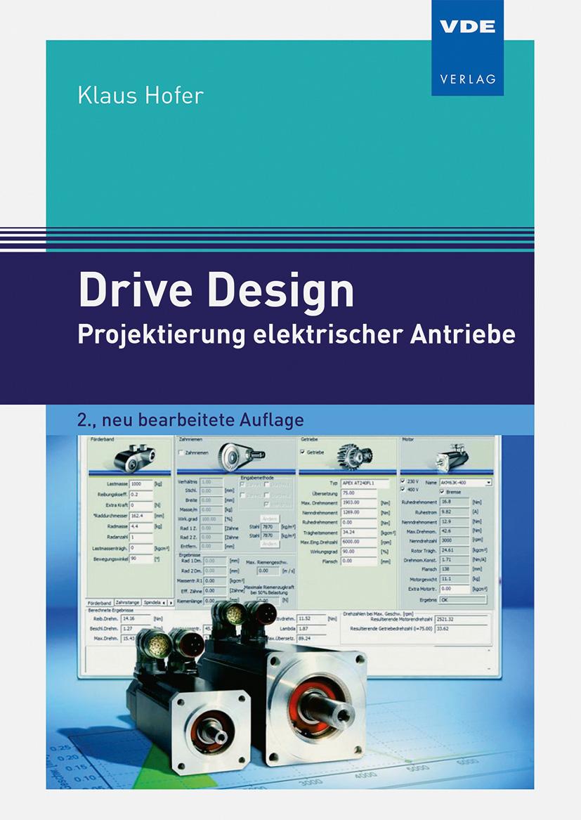 Beispielinhalt (Bild) Drive Design - Projektierung elektrischer Antriebe