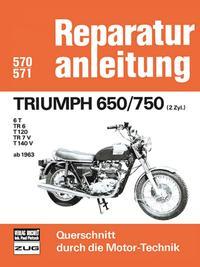 Vorderes Coverbild Triumph 650/750  (2Zyl.) ab 1963