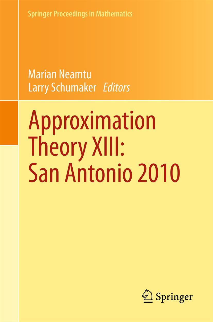 Vorderes Coverbild Approximation Theory XIII: San Antonio 2010