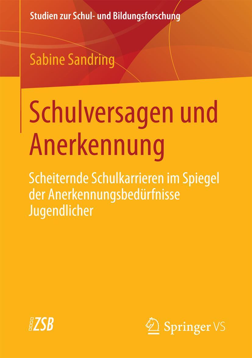 Vorderes Coverbild Schulversagen und Anerkennung