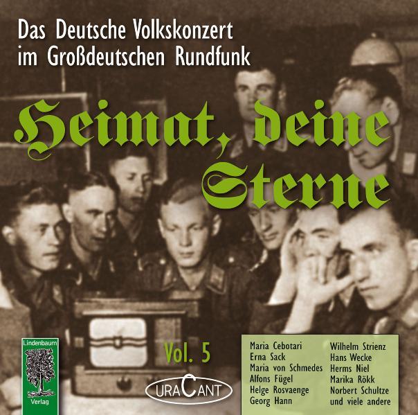Vorderes Coverbild Heimat, deine Sterne. Das Volkskonzert im Großdeutschen Rundfunk. Vol.5