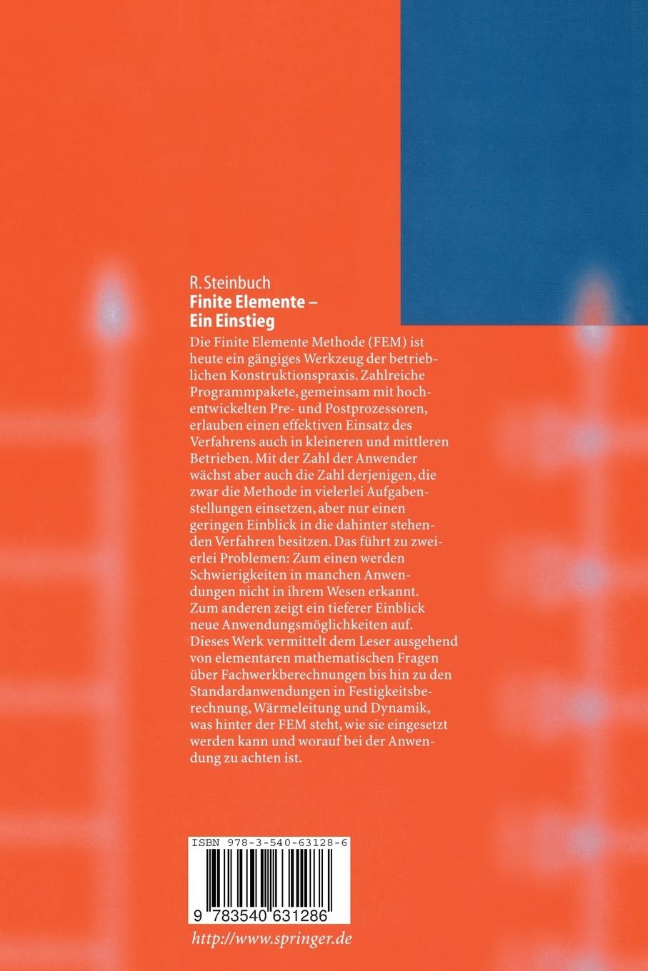 Rückseitencover Finite Elemente - Ein Einstieg